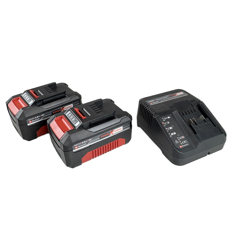 Baterie a nabjeka Power X-Change 2x 3,0 Ah Einhell