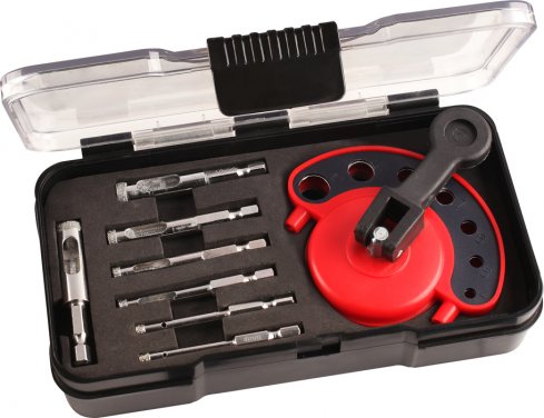 Diamantov vrtac set KWB se ablonami, 8-dln set